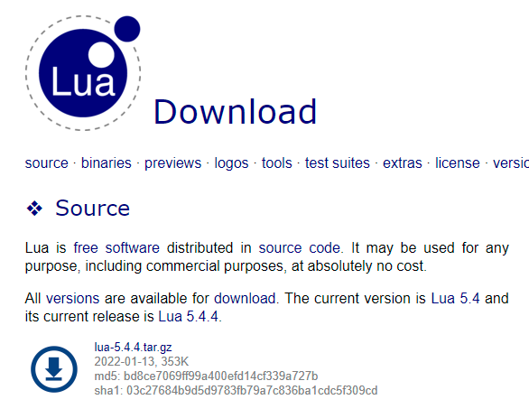 Lua windows 安装简介 - 我的成长记录